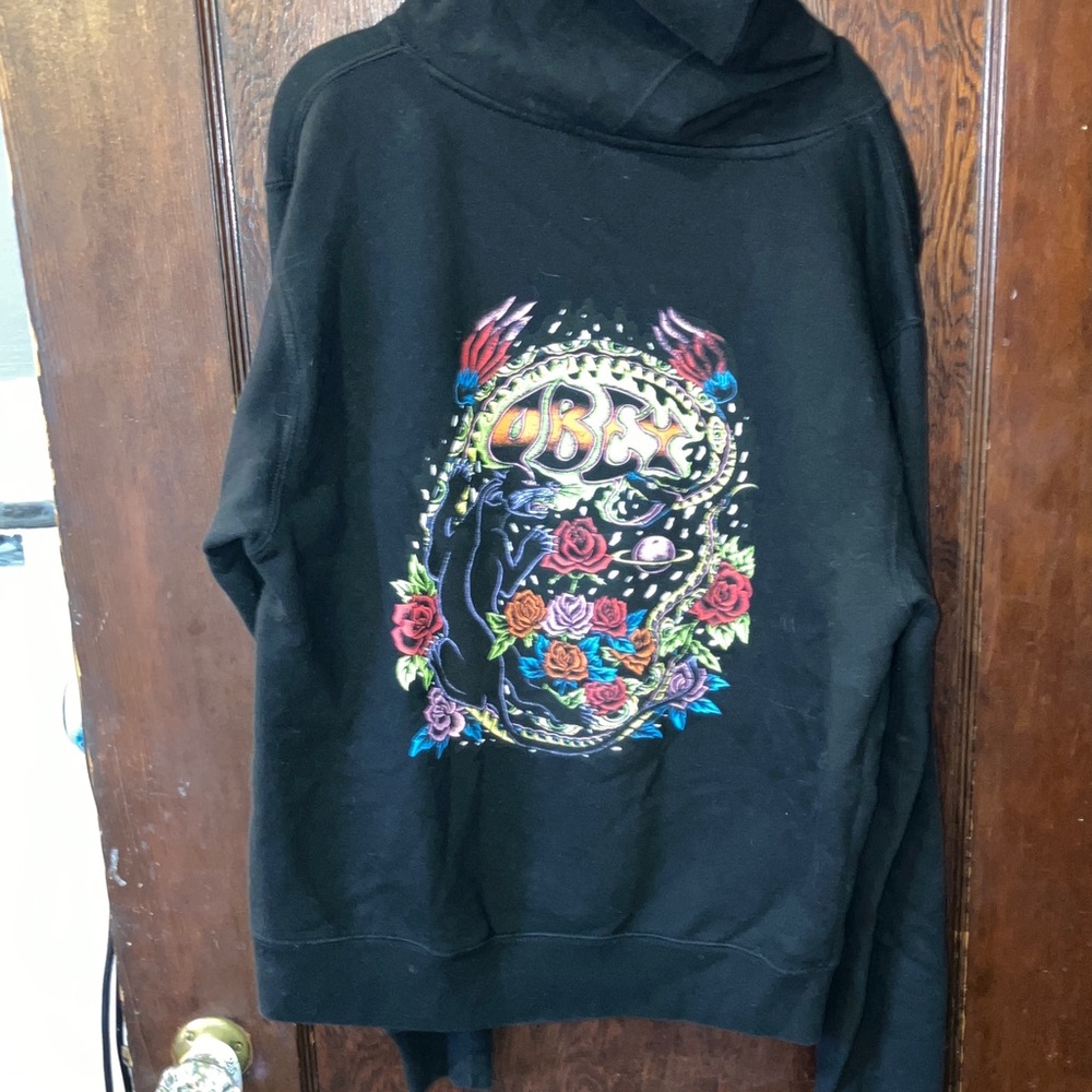 OBEY PROPAGANDA No 89 BLACK PANTHER PULLOVER DRAWSTRING HOODIE UNISEX M
